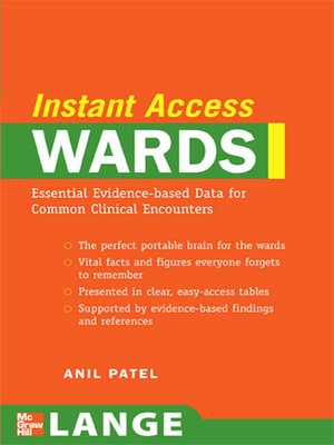 cover image of LANGE Instant Access Wards
